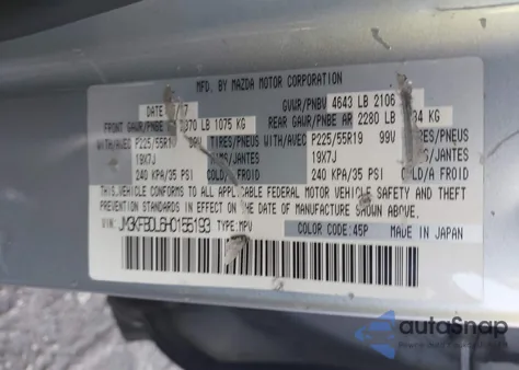 2017 Mazda Cx-5 Grand Touring from USA, damaged, VIN JM3KFBDL6H0155193